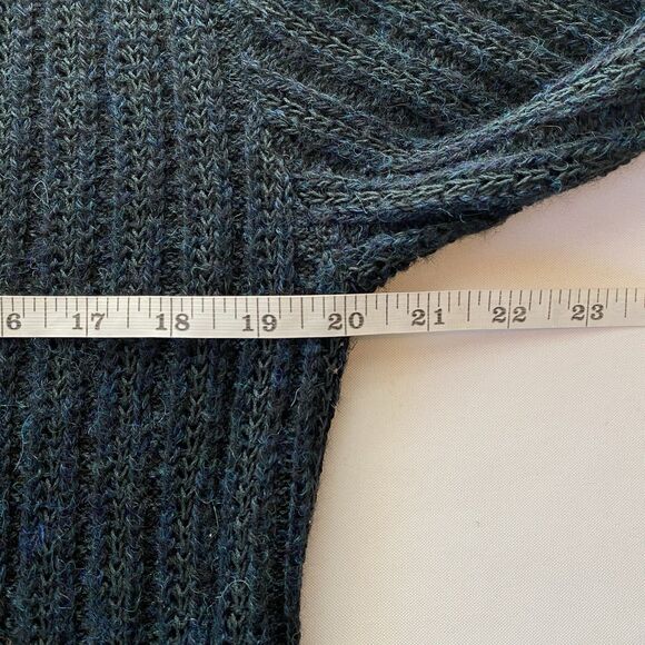 Peruvian Connection Dark Teal Alpaca Blend Long Cardigan Size Extra Large - Picture 16 of 16